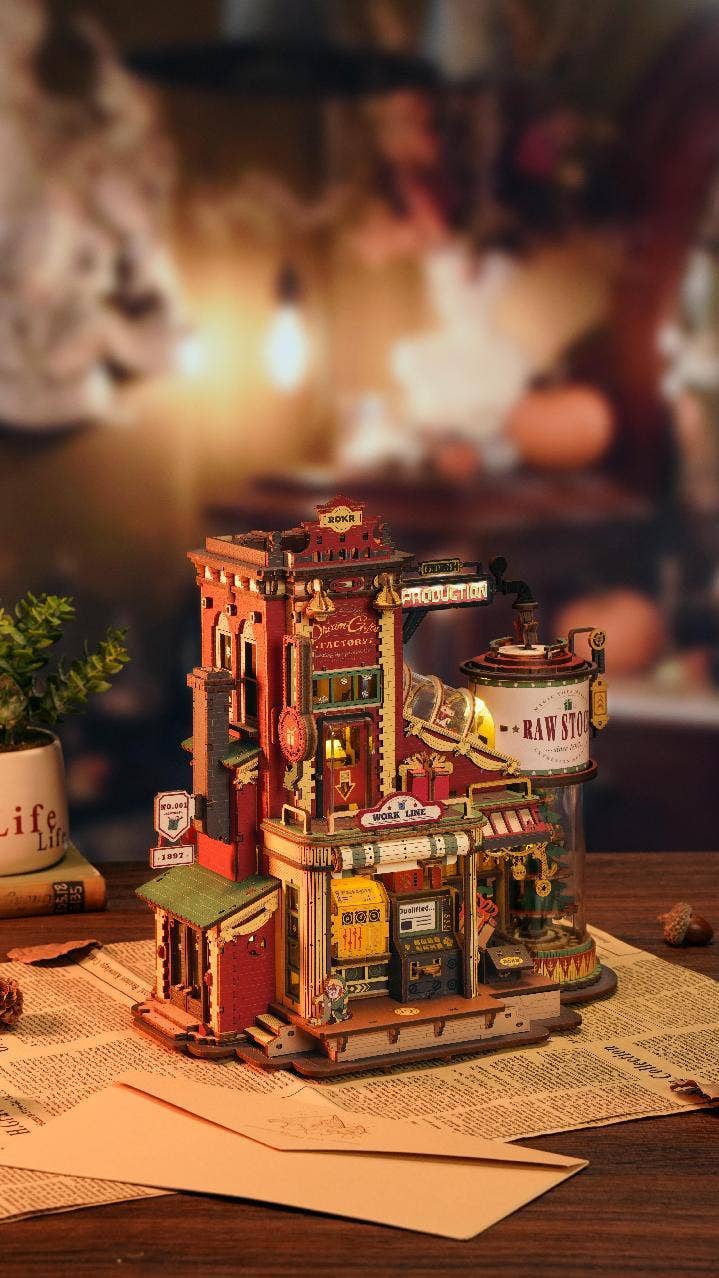 EAB01 ROKR Dream Gift Factory Wooden Music Box