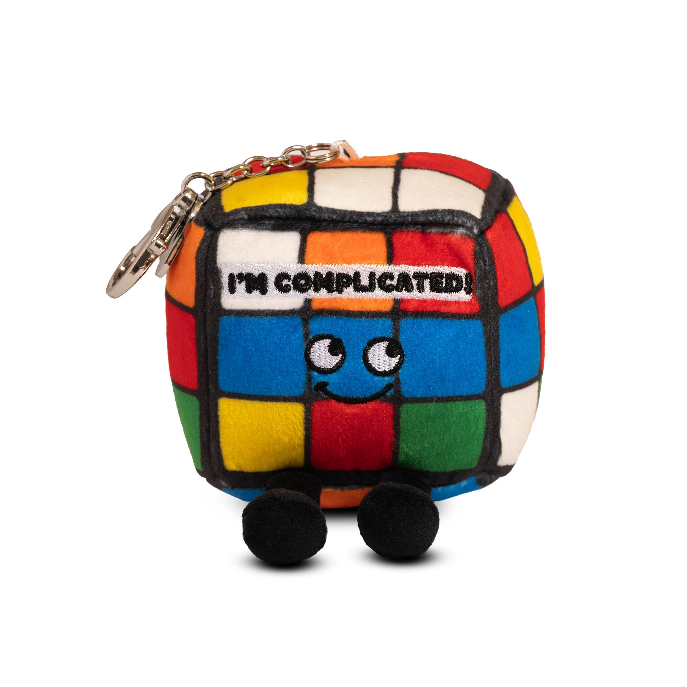 Cube Plush Plush Bag Charm Soft Cuddly Toy Funny Cute Gift