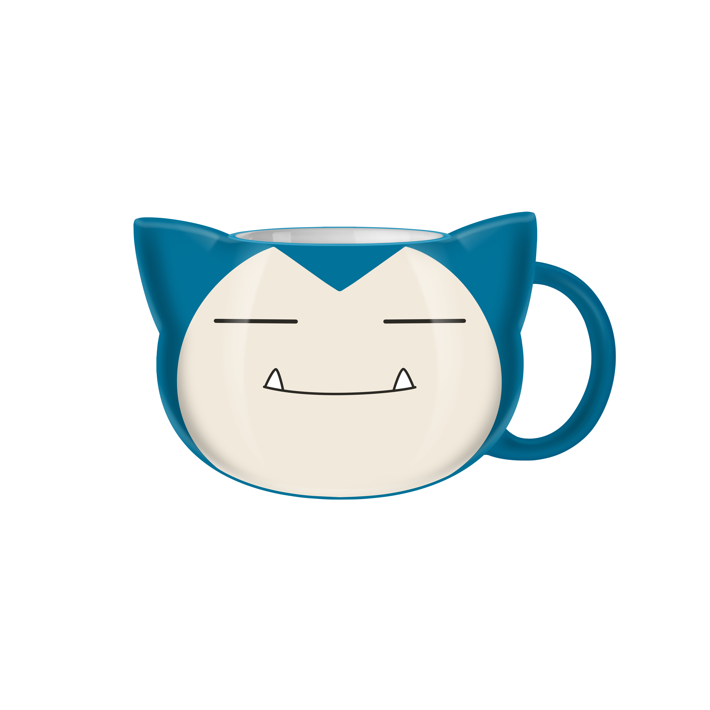Pokémon Snorlax Face 3D Sculpted Mug
