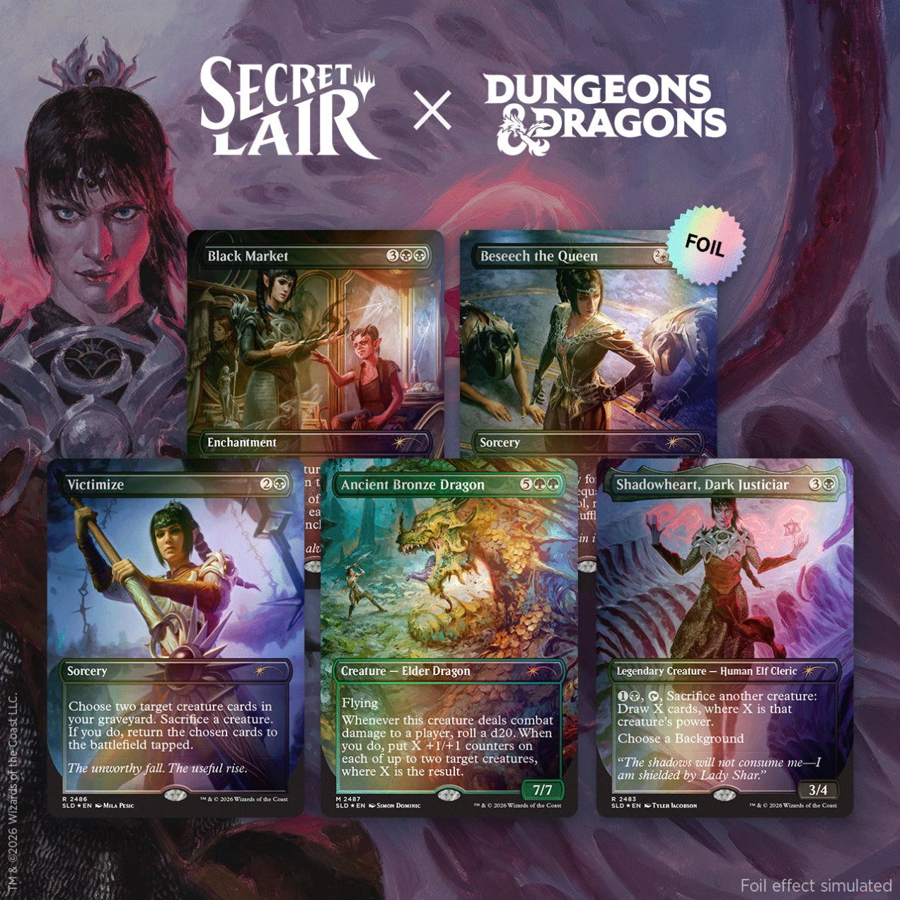 Magic the Gathering: Secret Lair Drop Series - Shadowheart's Devotion - FOIL