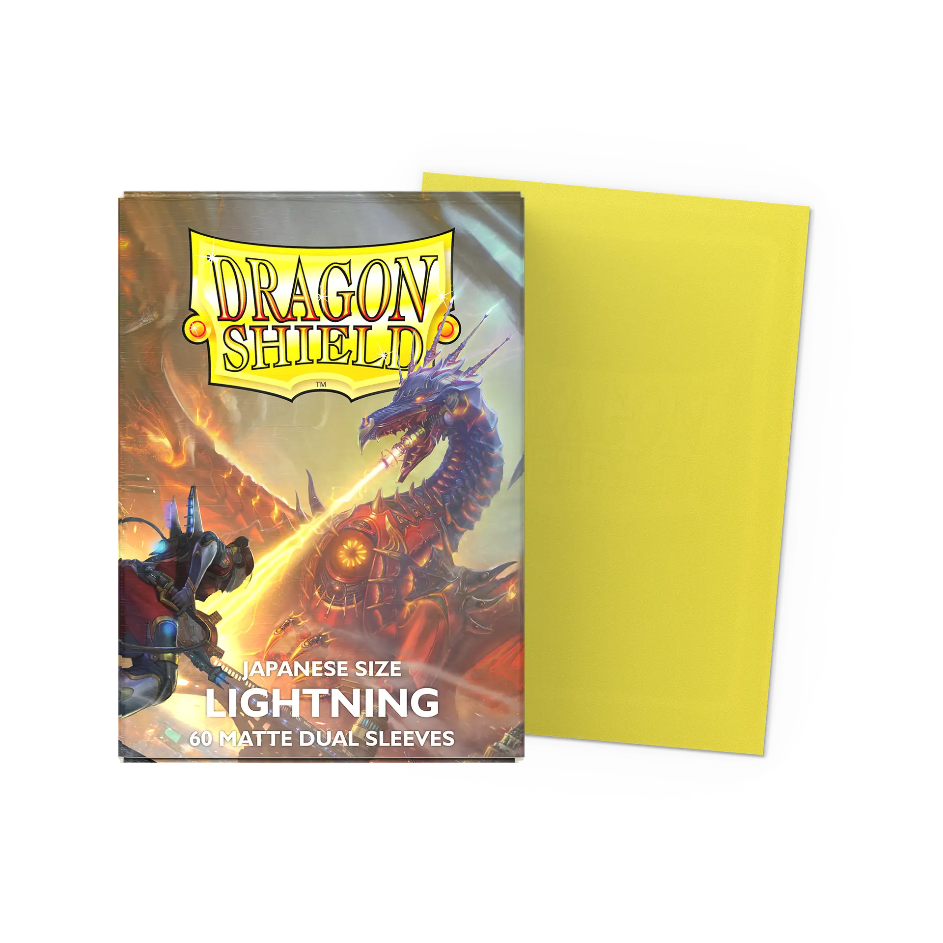 Dragon Shield Japanese Size Matte Dual Sleeves - Liightning