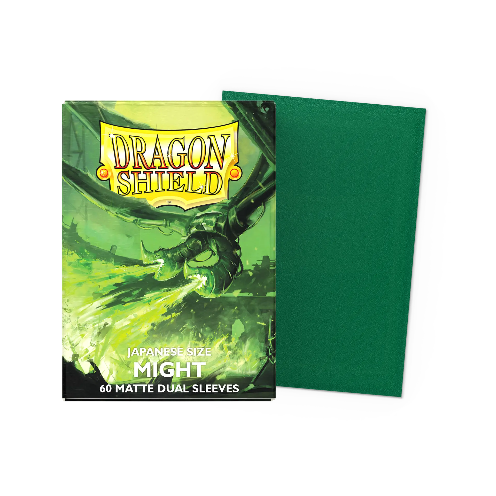Dragon Shield Japanese Size Matte Dual Sleeves - Might