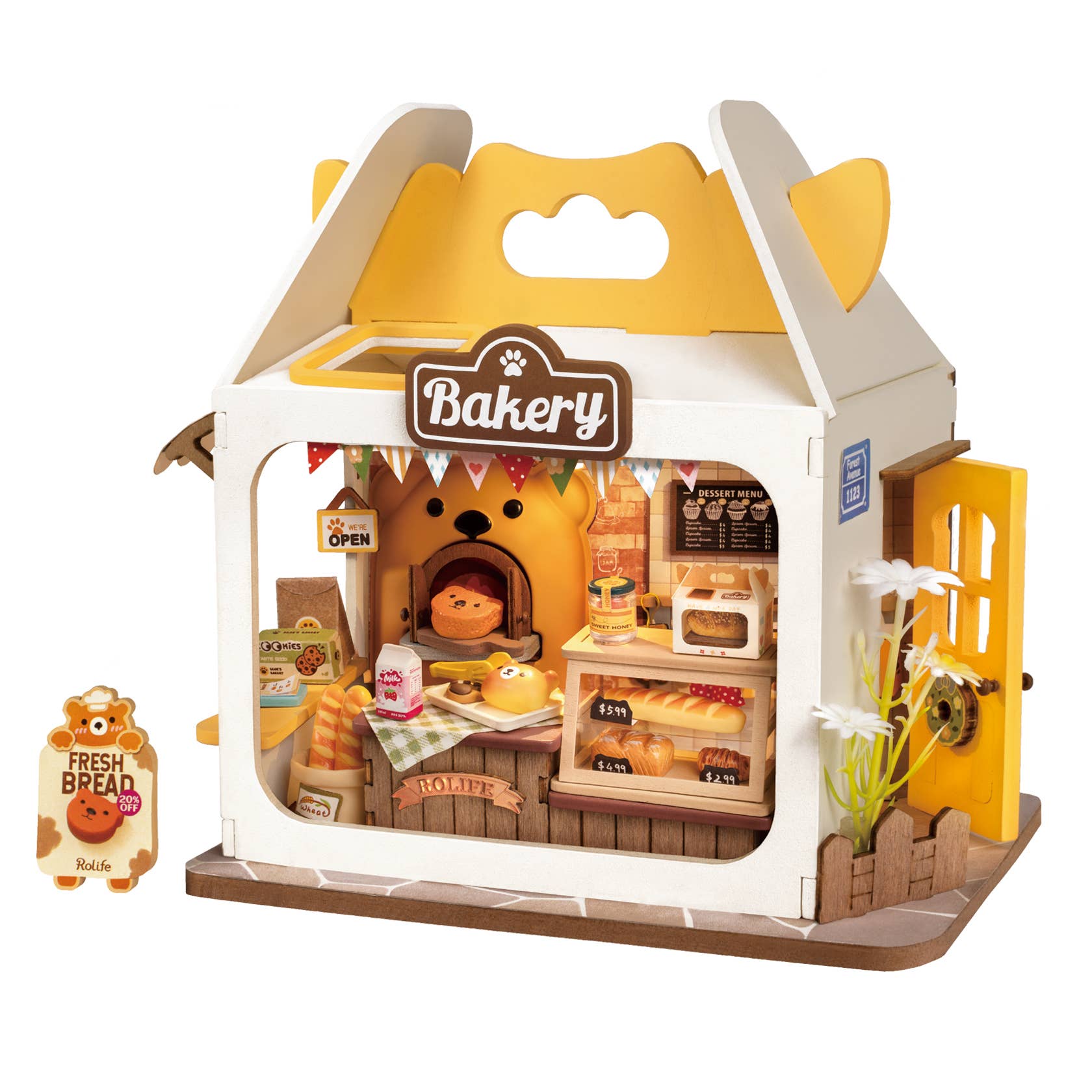 DS033 Teddy's Breadbox ROBOTIM Rolife DIY Miniature House