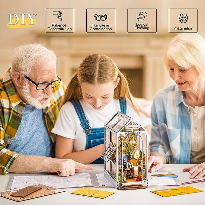 Garden House Rolife Book Nook Kit DIY Miniature
