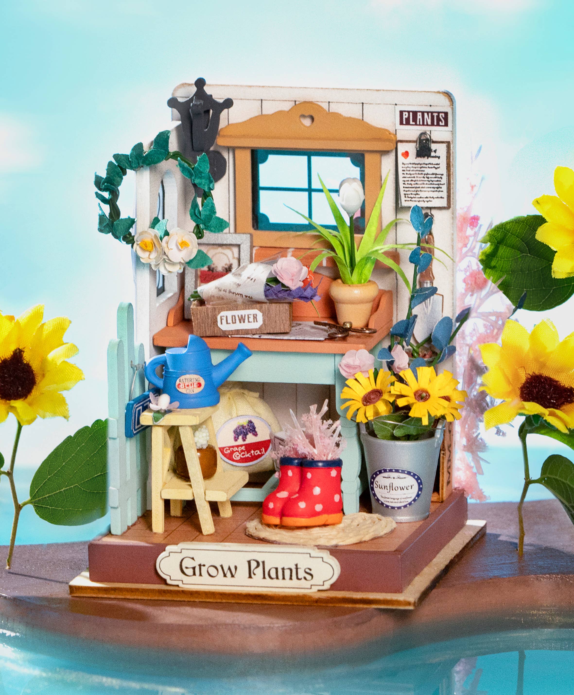 Rolife DIY Kit Mini 3D House Dreaming Terrace Garden DS030