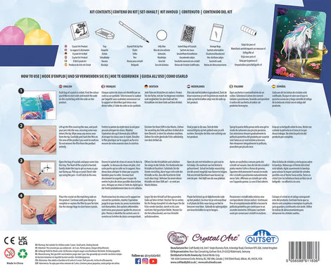 Crystal Art Secret Diary Kit: Unicorn Stroll