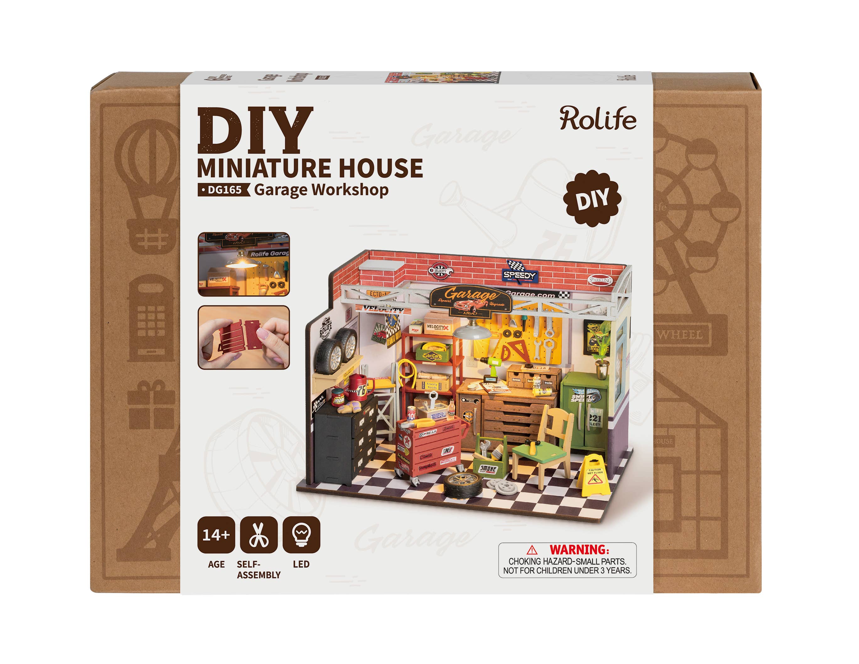 Garage Workshop ROBOTIM Rolife DIY Miniature House Kit