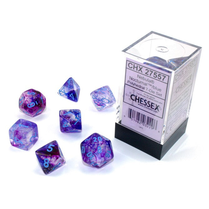 Dice: Chessex Nebula Nocturnal / blue
