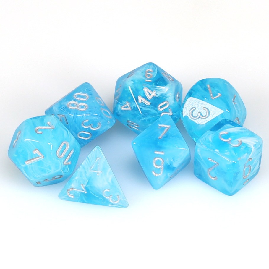 Dice: Chessex Luminary Sky/Silver