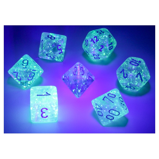 Dice: Chessex Borealis Icicle/ light blue