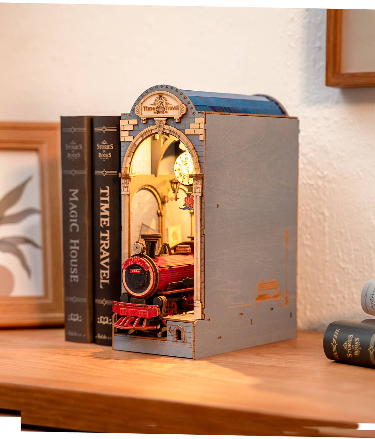 TGB04 Rolife Time Travel DIY Book Nook Shelf Insert