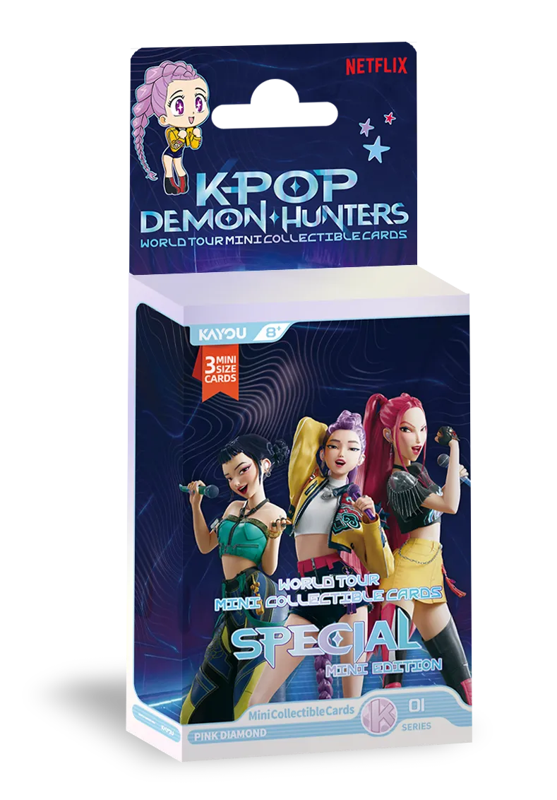 KPop Demon Hunters Collectible Trading Cards - Special Mini Edition - Pink Diamond