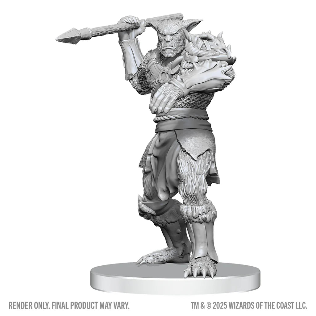 Miniature: D & D : Bugbear Stalker & Goblin Hexer