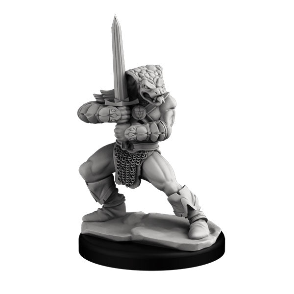 Player Character Set: Gnome Artificer & Serpentfolk Barbarian
