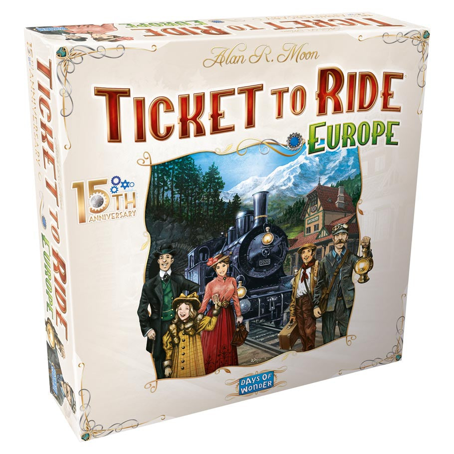 Ticket To Ride Europe 15th Anniversary Edition