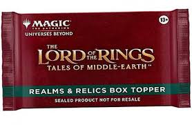 Universes Beyond: The Lord of the Rings: Tales of Middle-earth - Realms & Relics Box Topper Pack