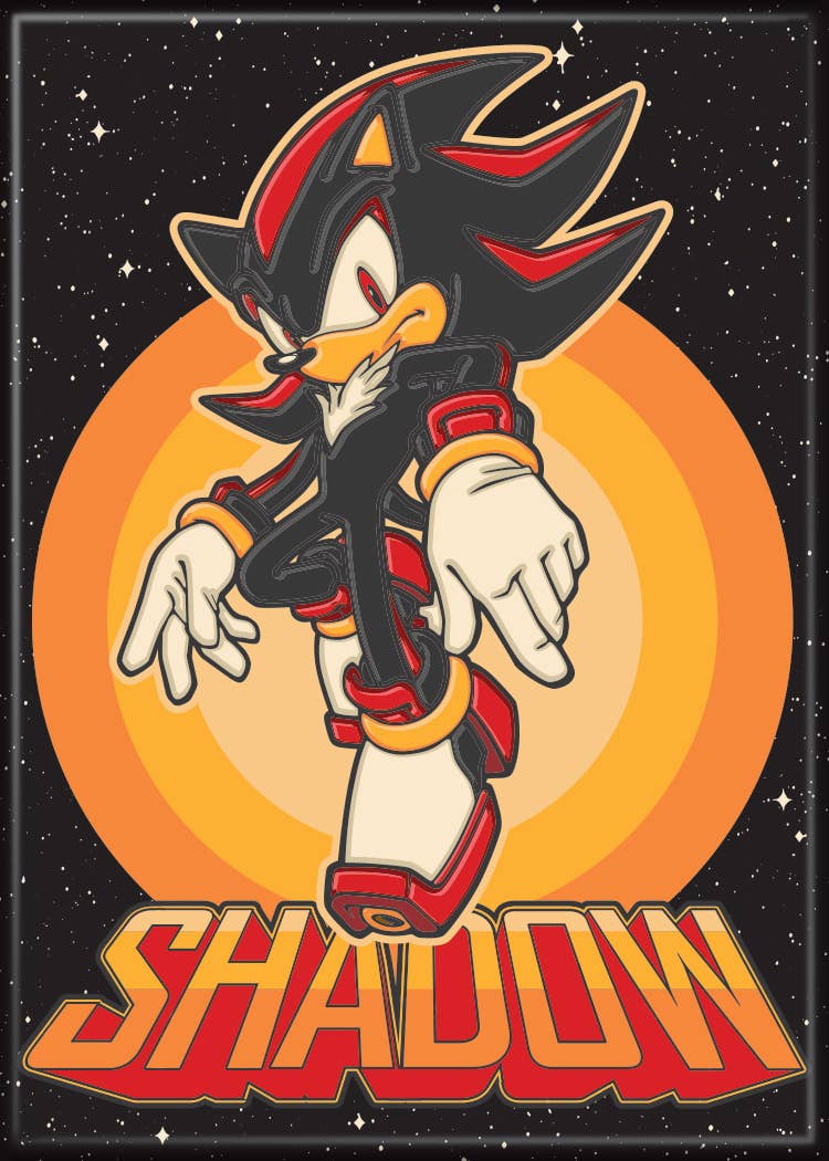 Sonic Shadow on Black Magnet