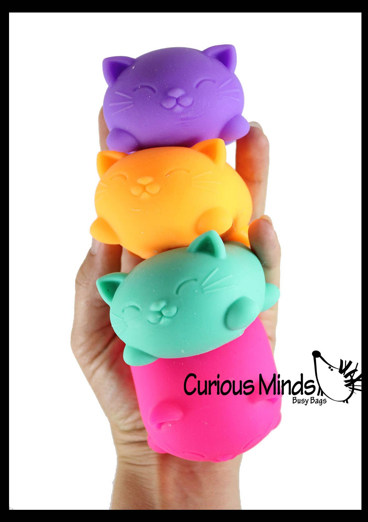 1 Cat Nee Doh Soft Fluff- Filled Squeeze Stress Ball