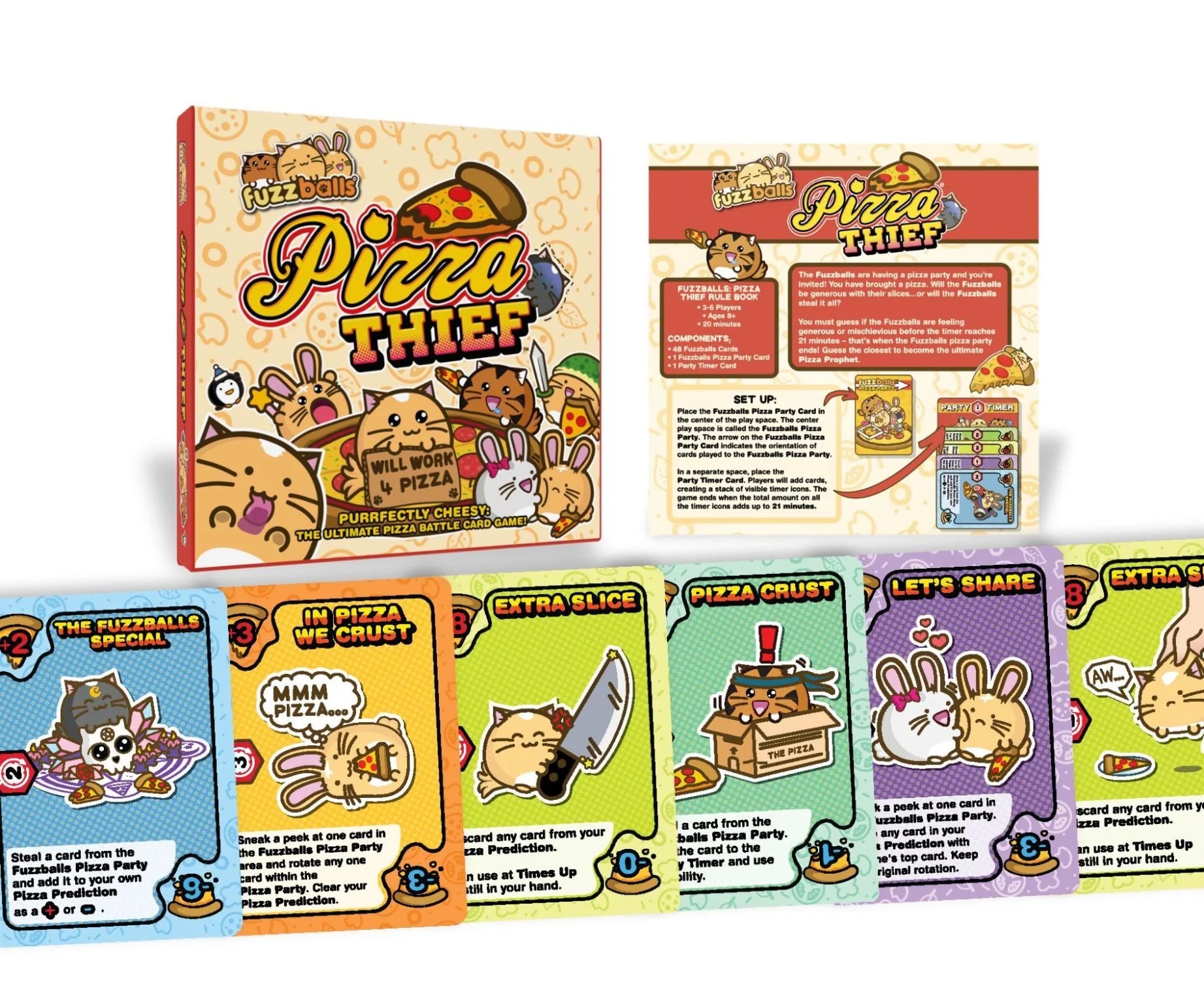 Fuzzball: Pizza Thief Card Game