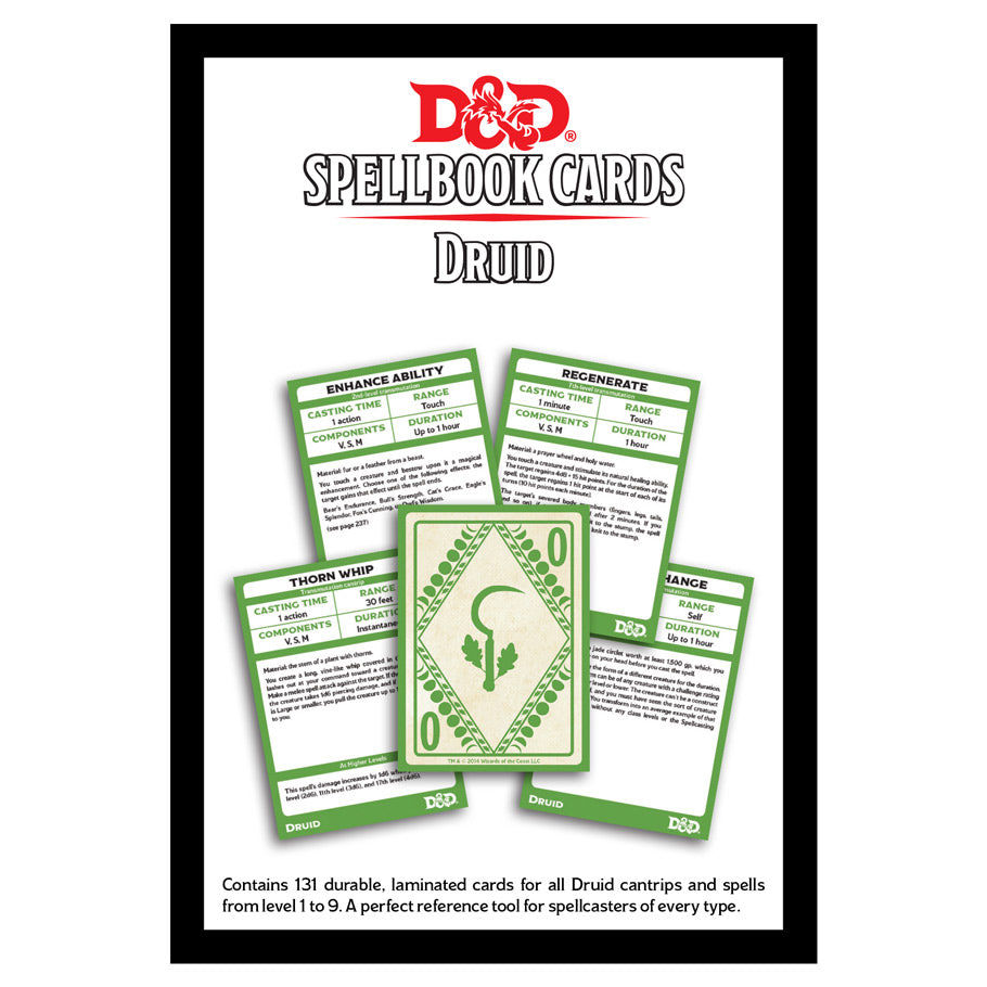 Dungeon & Dragons Spellbook Cards