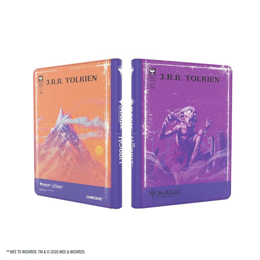 Gamegenic | MTG: The Hobbit: Zip-Up Album 18-Pocket - Gollum, Riddle Master & The Lonely Mountain