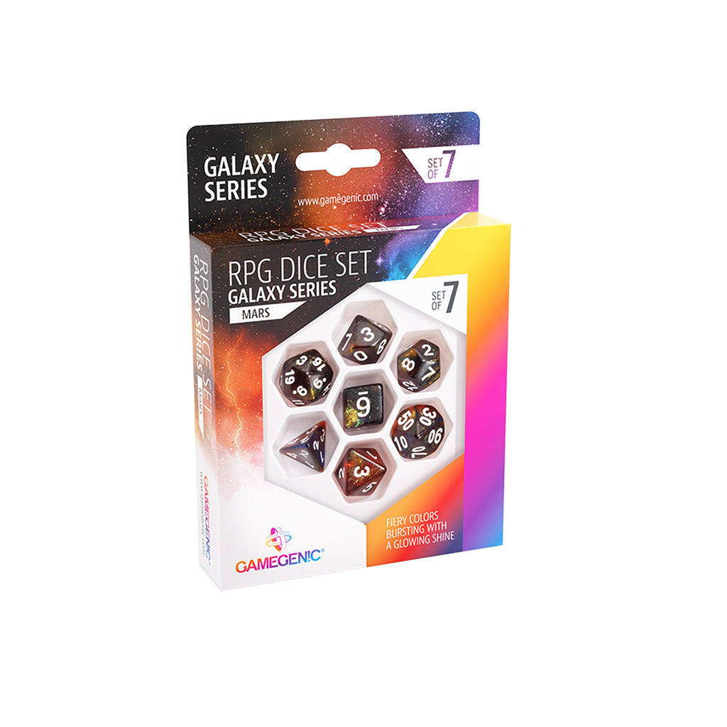 Dice: 7-Set: Galaxy Series: Mars