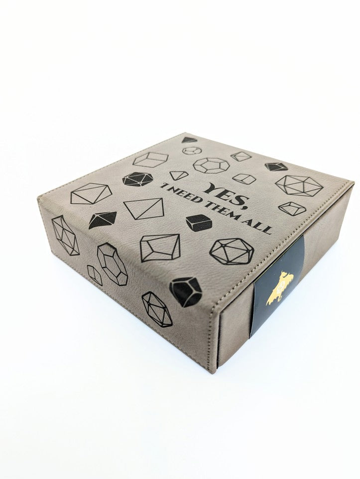 Yes, I Need Them All | Vegan Leather Dice Box