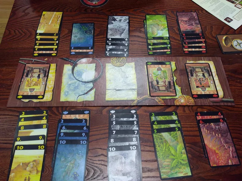Lost Cities Card Game with 6th Expedition