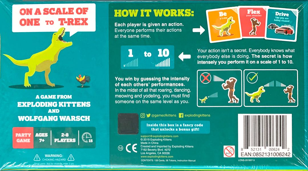 On a Scale of One to T-Rex