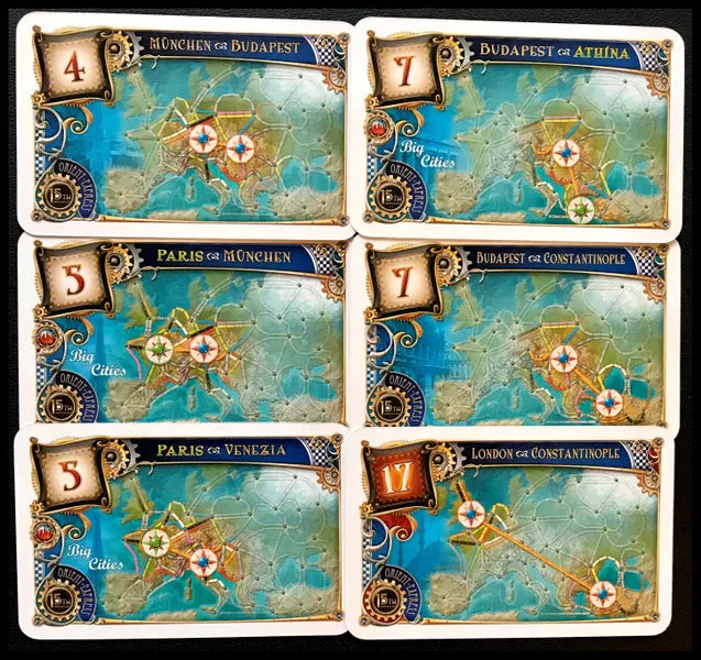 Ticket To Ride Europe 15th Anniversary Edition