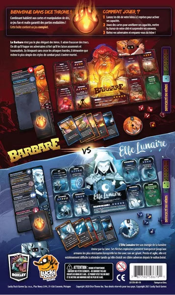 Dice Throne Season One: ReRolled Box 1 Barbarian v Moon Elf