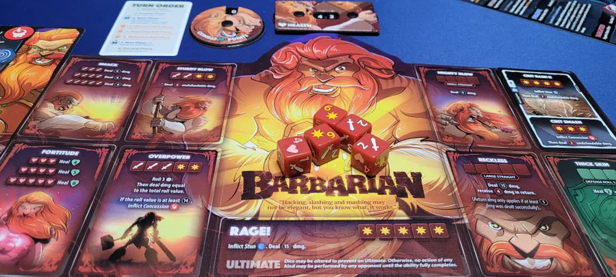 Dice Throne Season One: ReRolled Box 1 Barbarian v Moon Elf