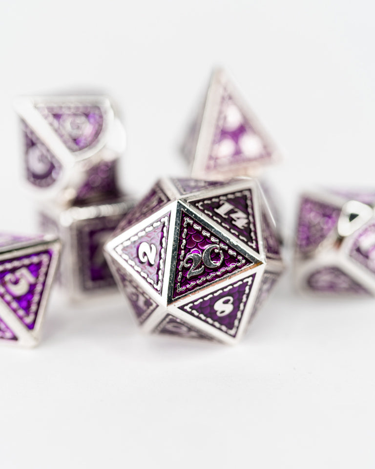 Witches Brew | 7 Piece Metal Dice Set - Emberglow Gaming