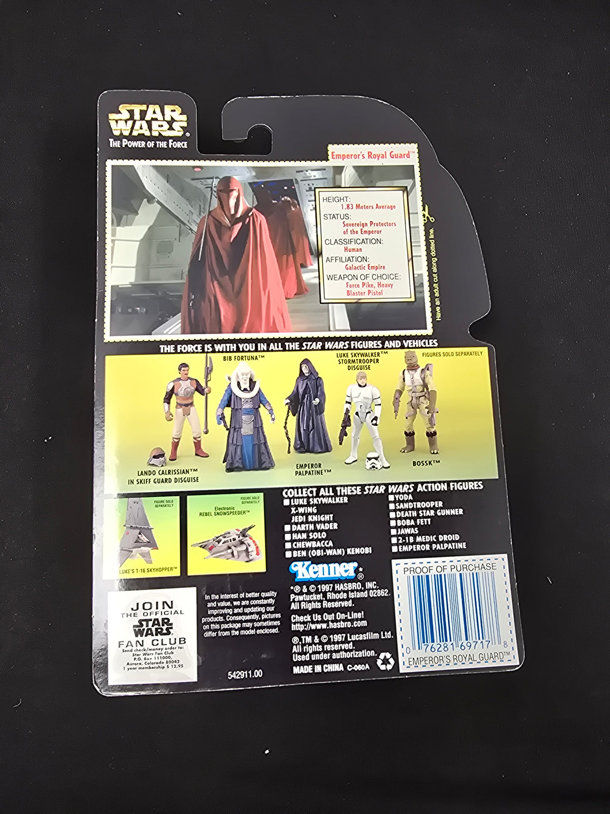 Star Wars Power of the Force - Emperor's Royal Guard w/ Force Pike (Collection 3)