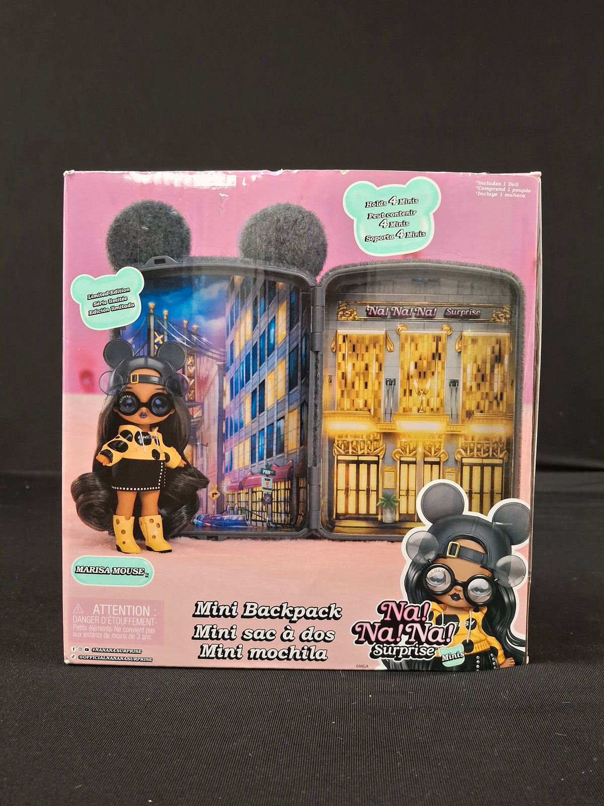 Na! Na! Na! Surprise Minis - Mini Backpack and doll of Marisa Mouse