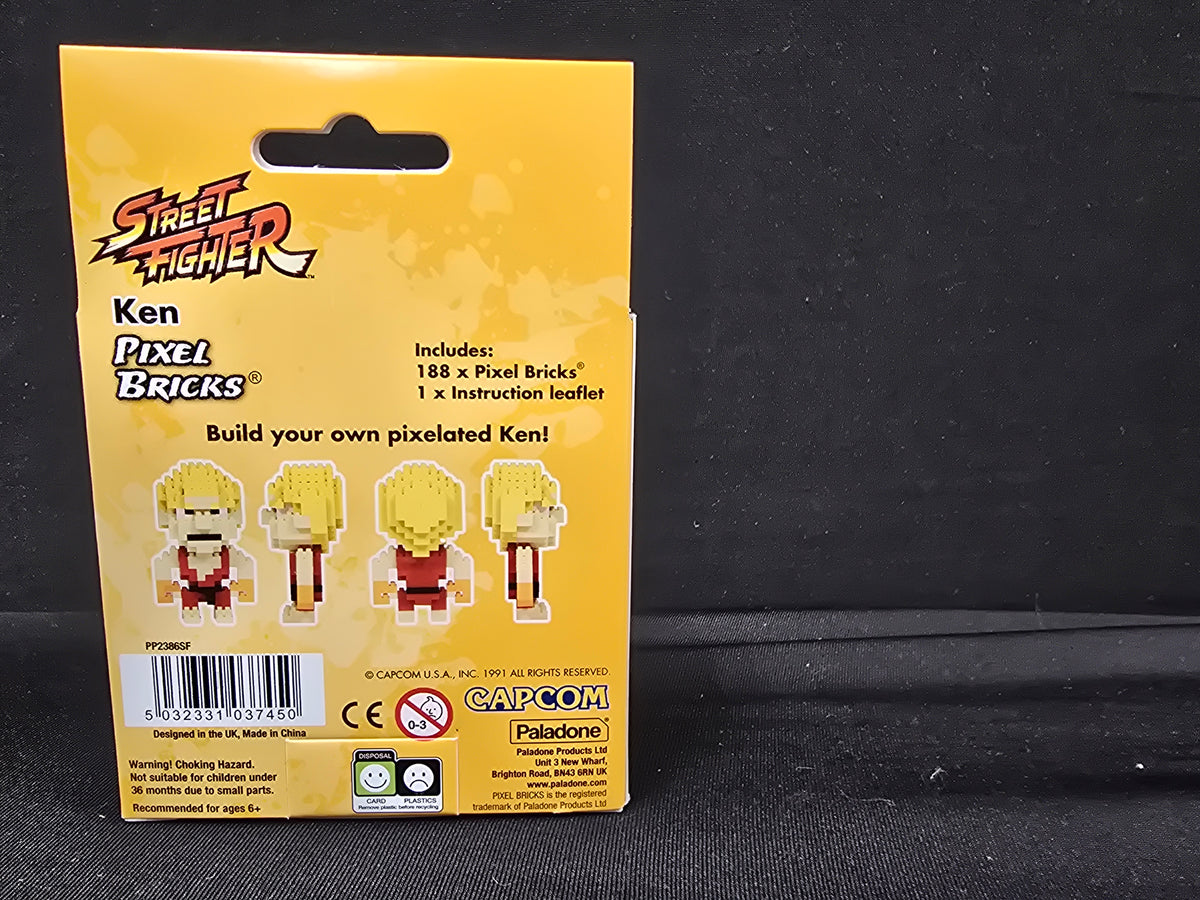Pixel Bricks Street Fighter - Ken