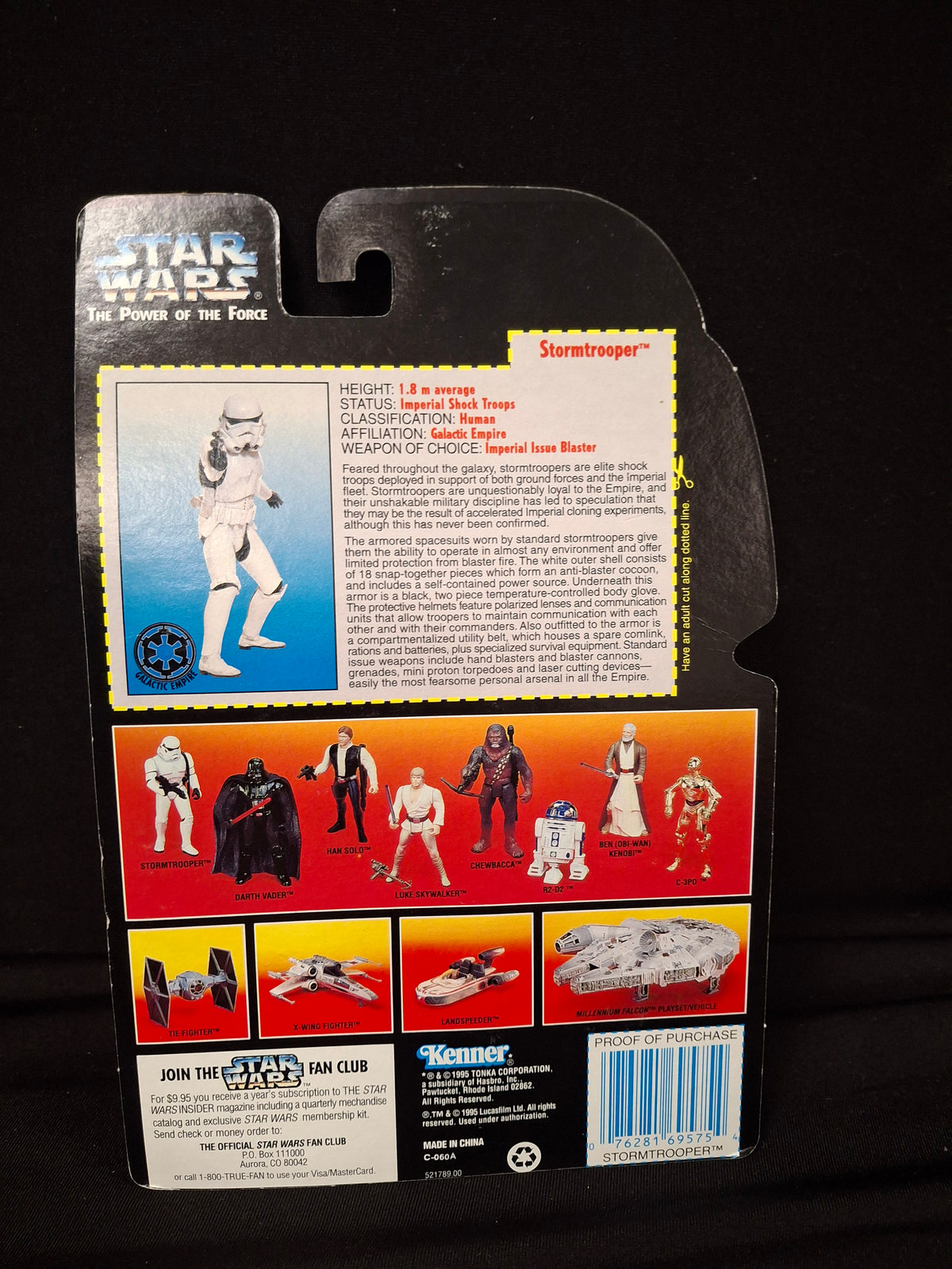 Star Wars Power of the Force - Stormtrooper w/ Blaster Rifle and Heavy Infantry Cannon
