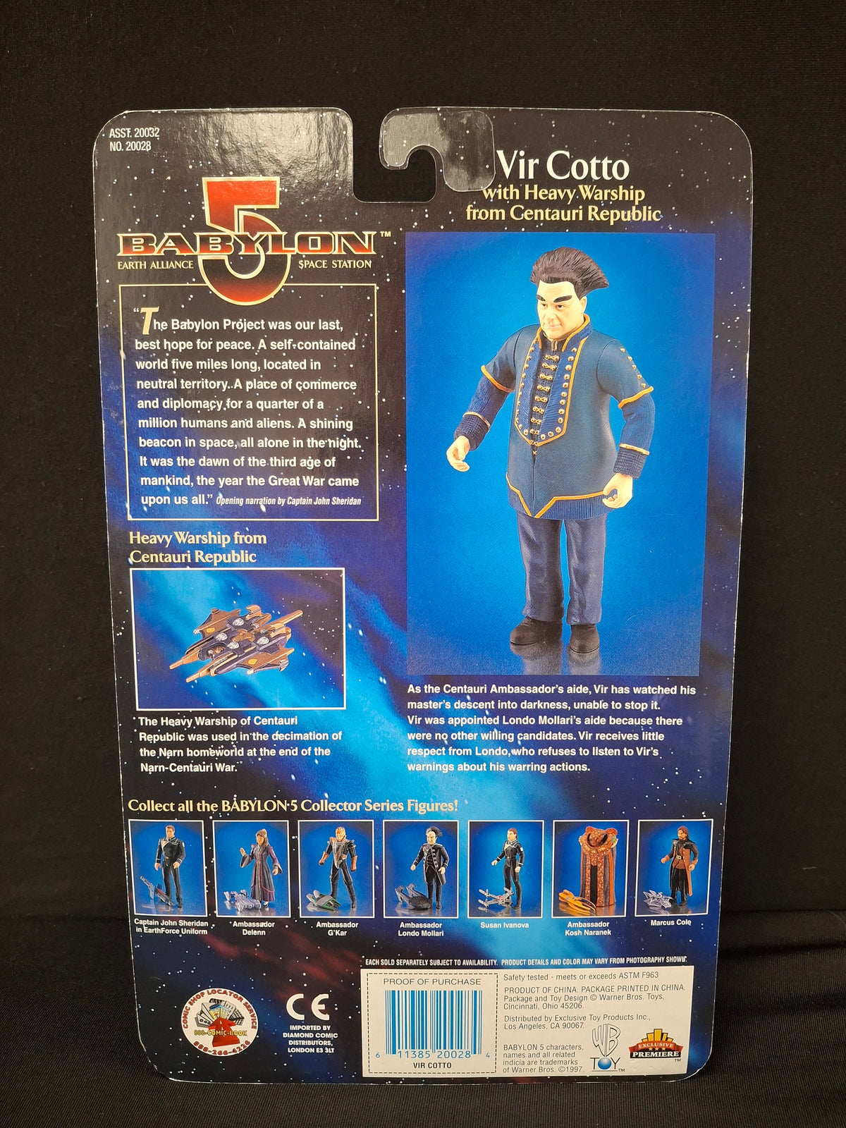 Babylon 5 - Vir Cotto w/ Heavy Warship from Centauri Republic