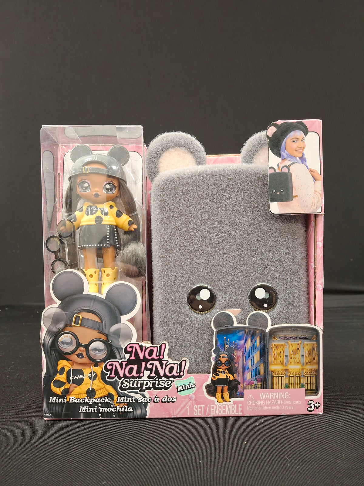 Na! Na! Na! Surprise Minis - Mini Backpack and doll of Marisa Mouse