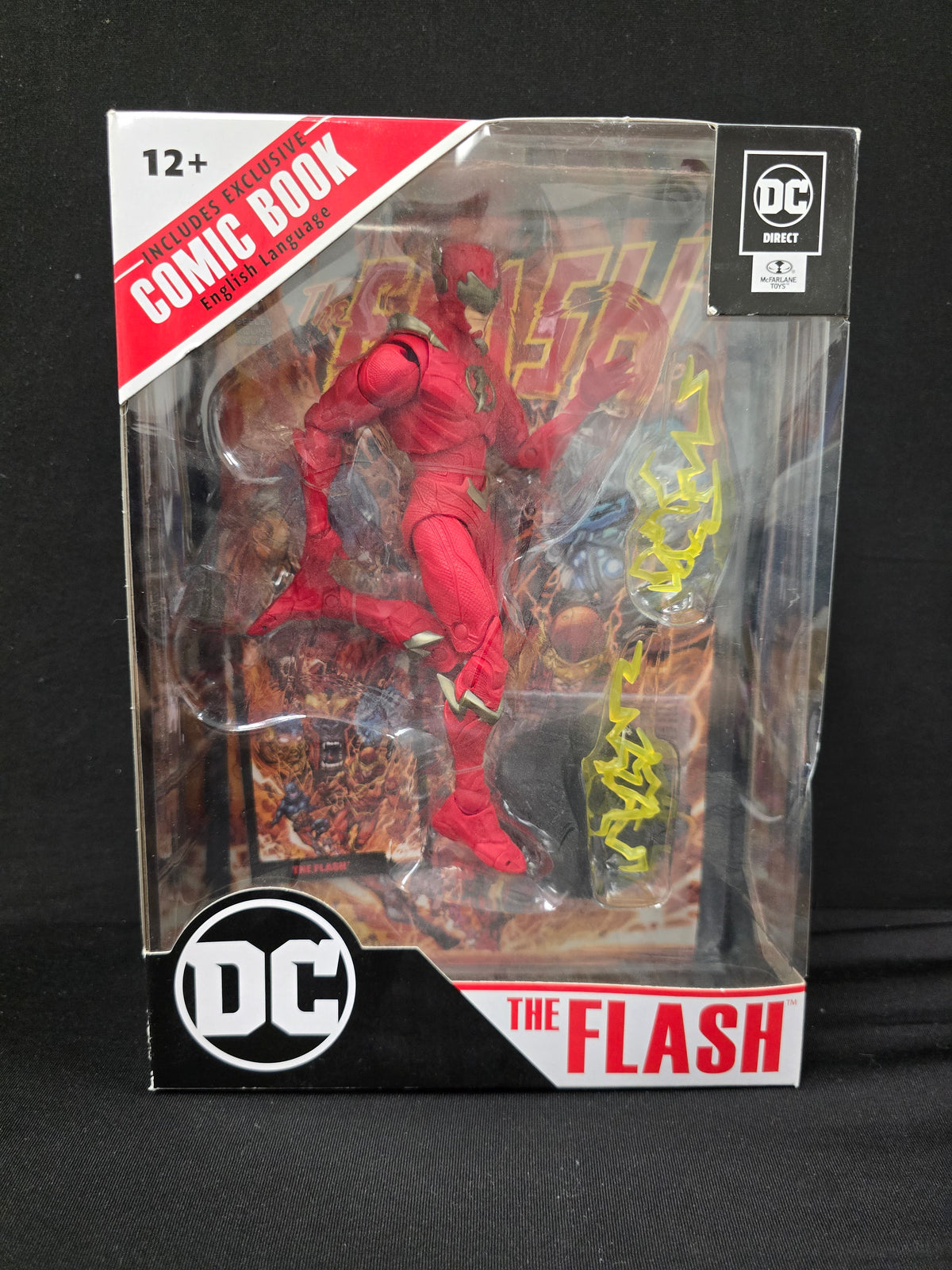 DC McFarlane Toys - The Flash (Includes Exclusive Comic Book English)
