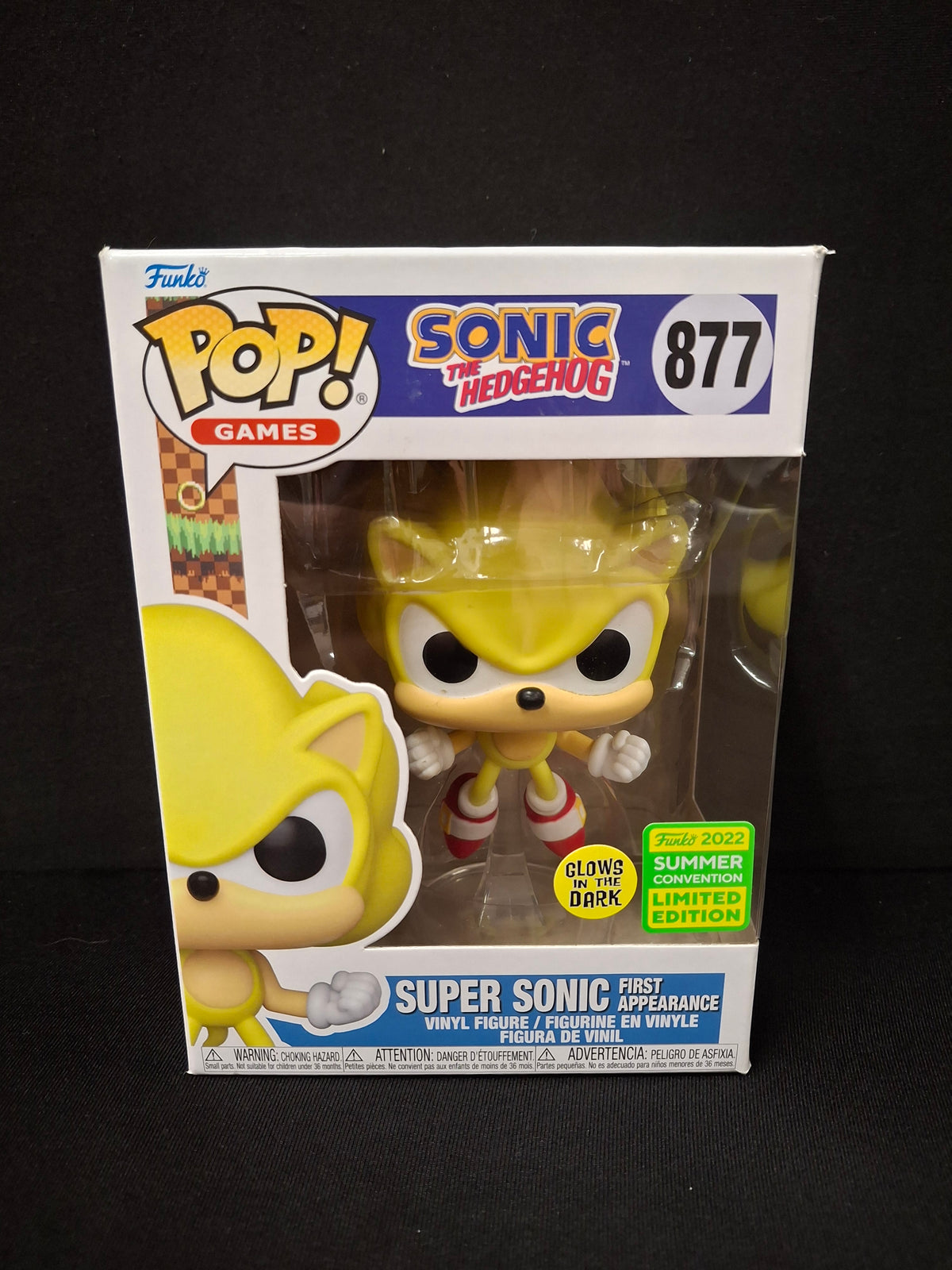 Sonic the Hedgehog - Super Sonic First Appearance (Glows in the Dark) (2022 Summer Convention Limited Edition)