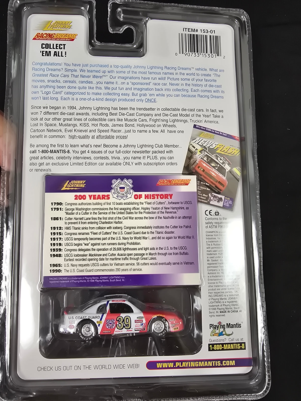Johnny Lightning Racing Dreams - United States Coast Guard