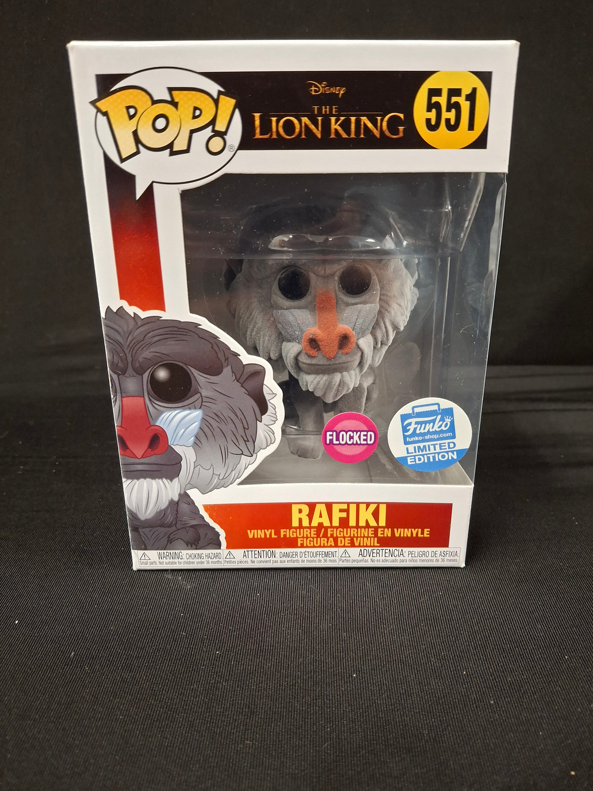 The Lion King - Rafiki (Flocked) (Funko Shop Limited Edition)