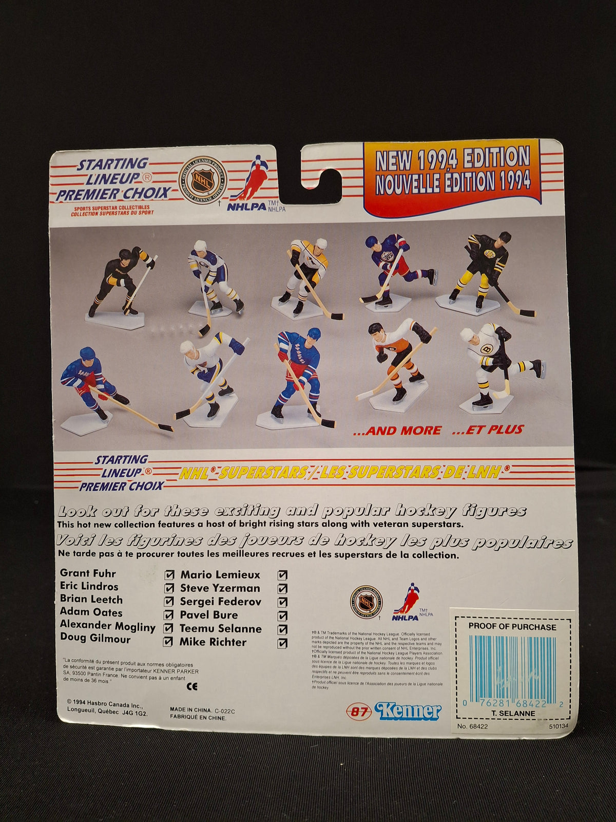 1994 Starting Lineup Premier Choix - Teemu Selanne