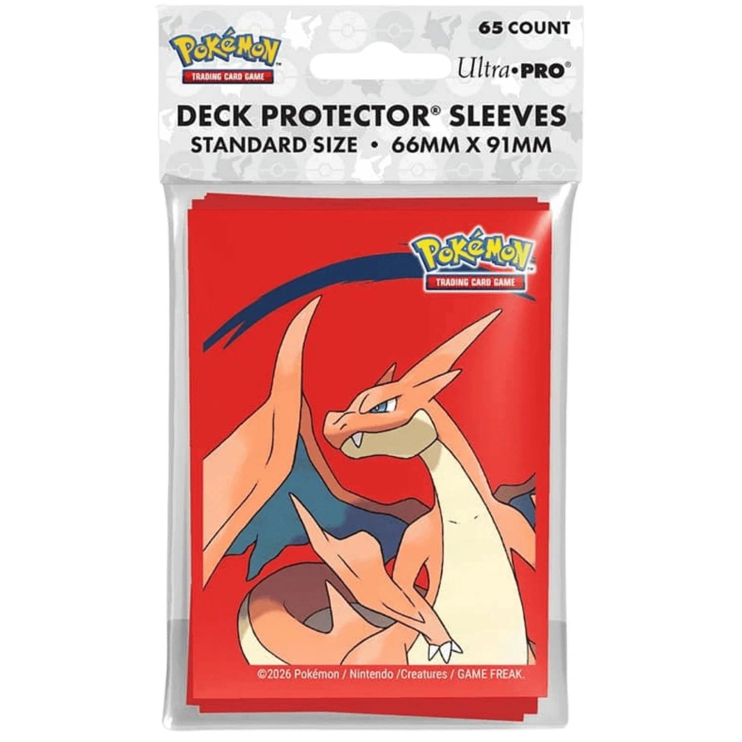 t Ultra Pro Sleeves Pokemon RED Mega Charizard Y