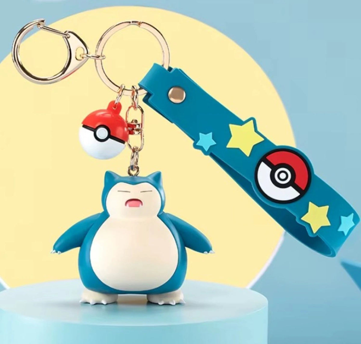 Pokemon Funism Snorlax Keychain