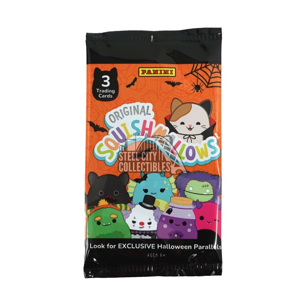 2025 Panini Squismallows Hallowen Edition Trading Card Pack