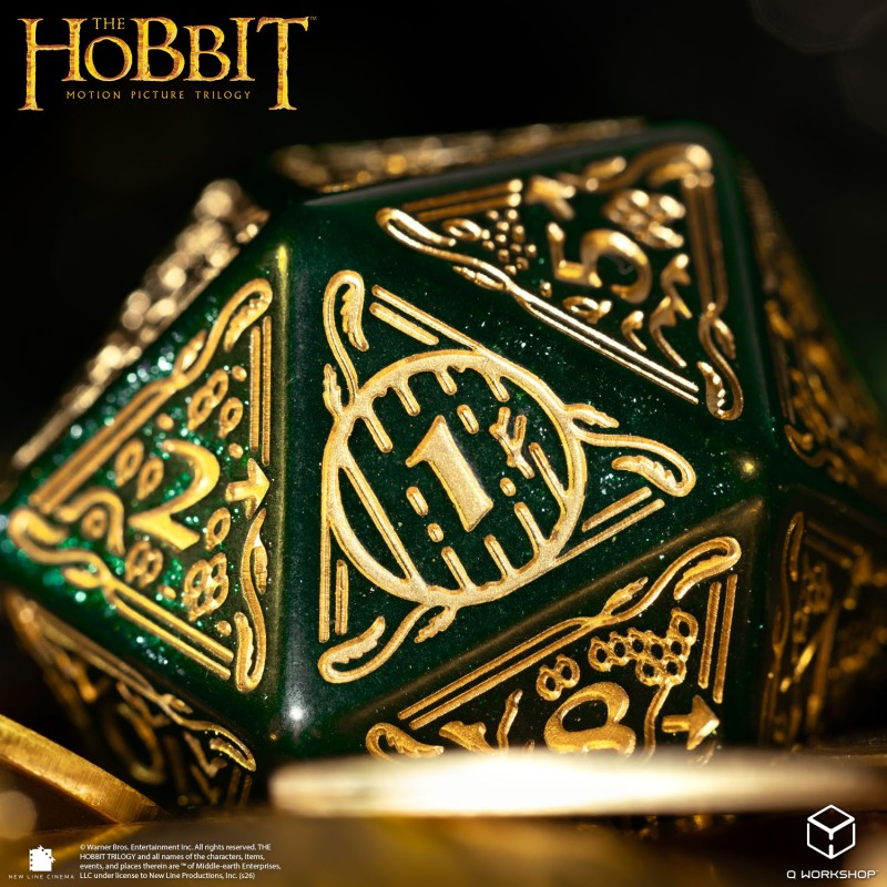 The Hobbit Spindown D20 - Verdant TCG Jumbo Die