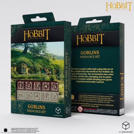 The Hobbit TCG 10x D6 - Goblins Dice Set