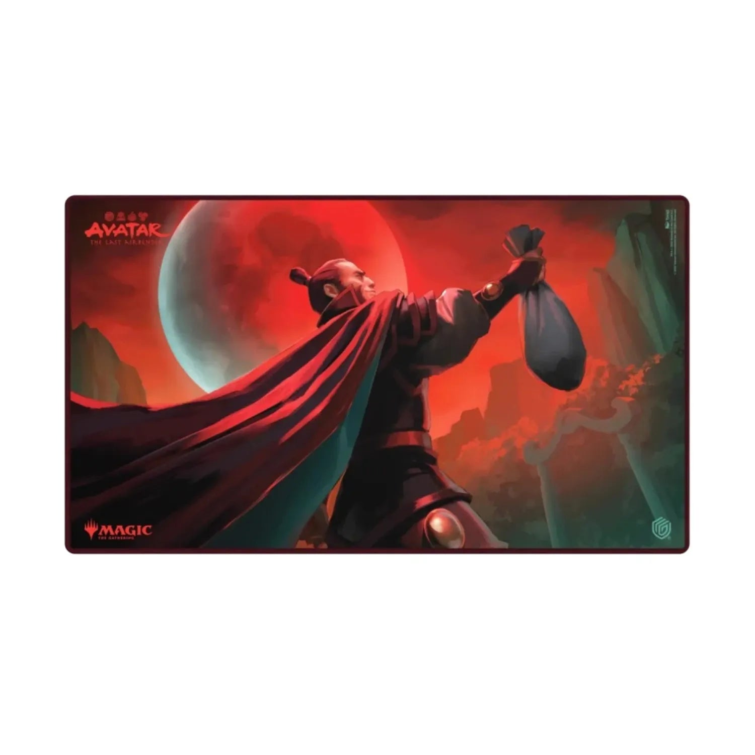 Magic: The Gathering playmat- Avatar: The Last Airbender- Zhoa the Moon Slayer